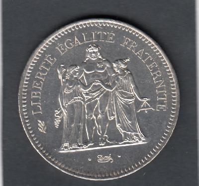 Beschrijving: 50 Francs HERCULES